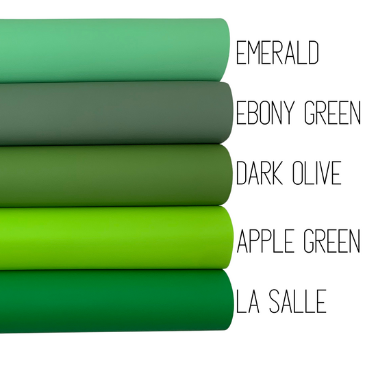 CANDY SHOP Smooth Faux Leather Solid Colors - Sheets and Rolls