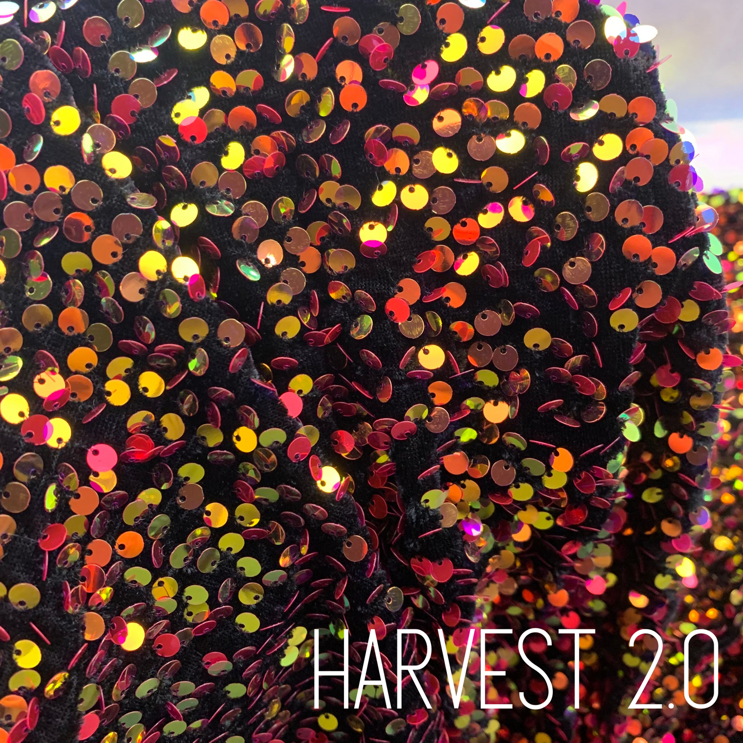 Harvest 2.0 Sequin Velvet Four Way Stretch Fabric