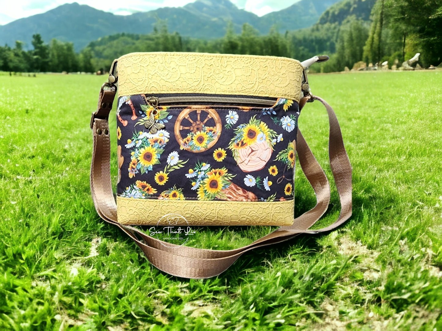 Buttery Floral Embossed Faux Leather