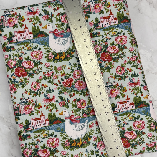 Floral Goose HydroReminisce™ Bonded Polyester Waterproof Fabric
