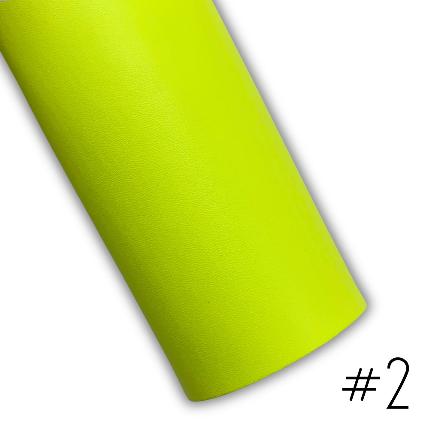 NEON LUSH Smooth Faux Leather with Soft Felt Backing