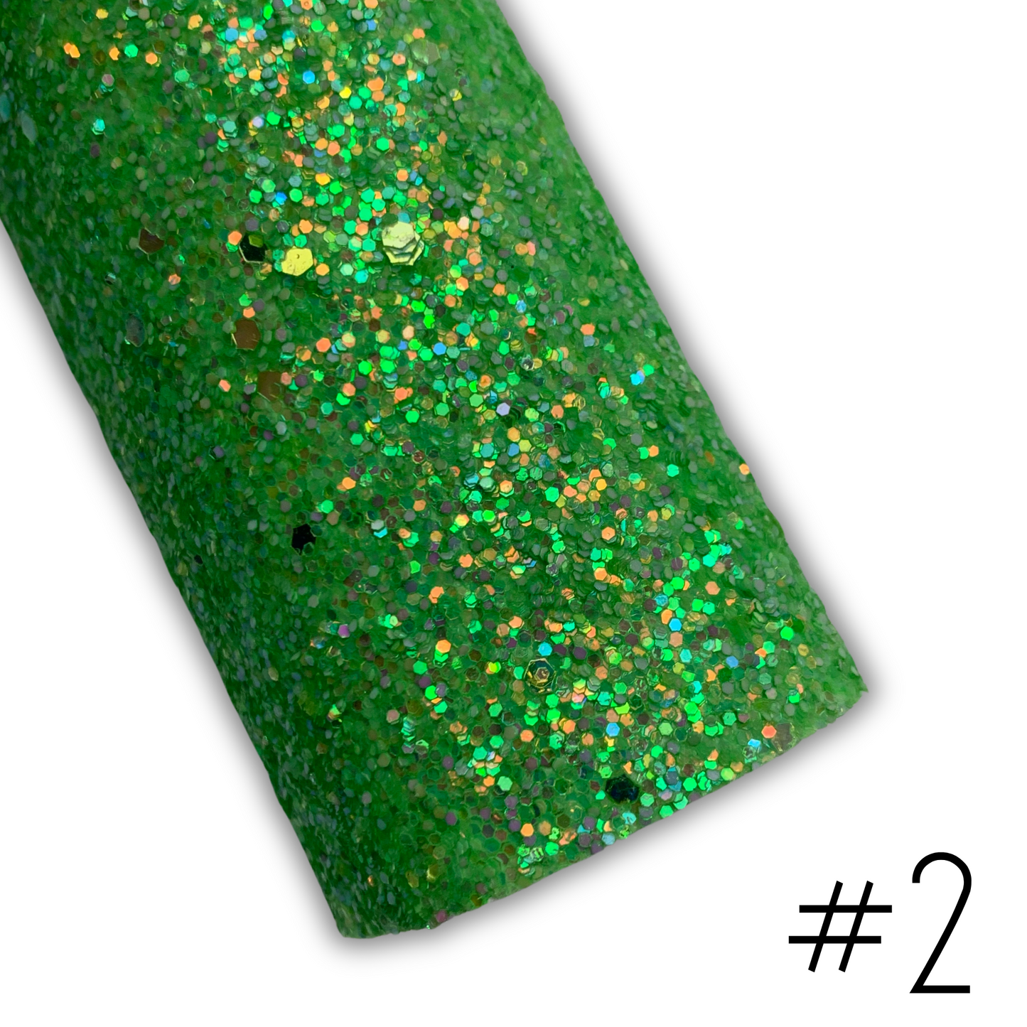 NEON LUSH Chunky Glitter Faux Leather with Soft Felt Backing