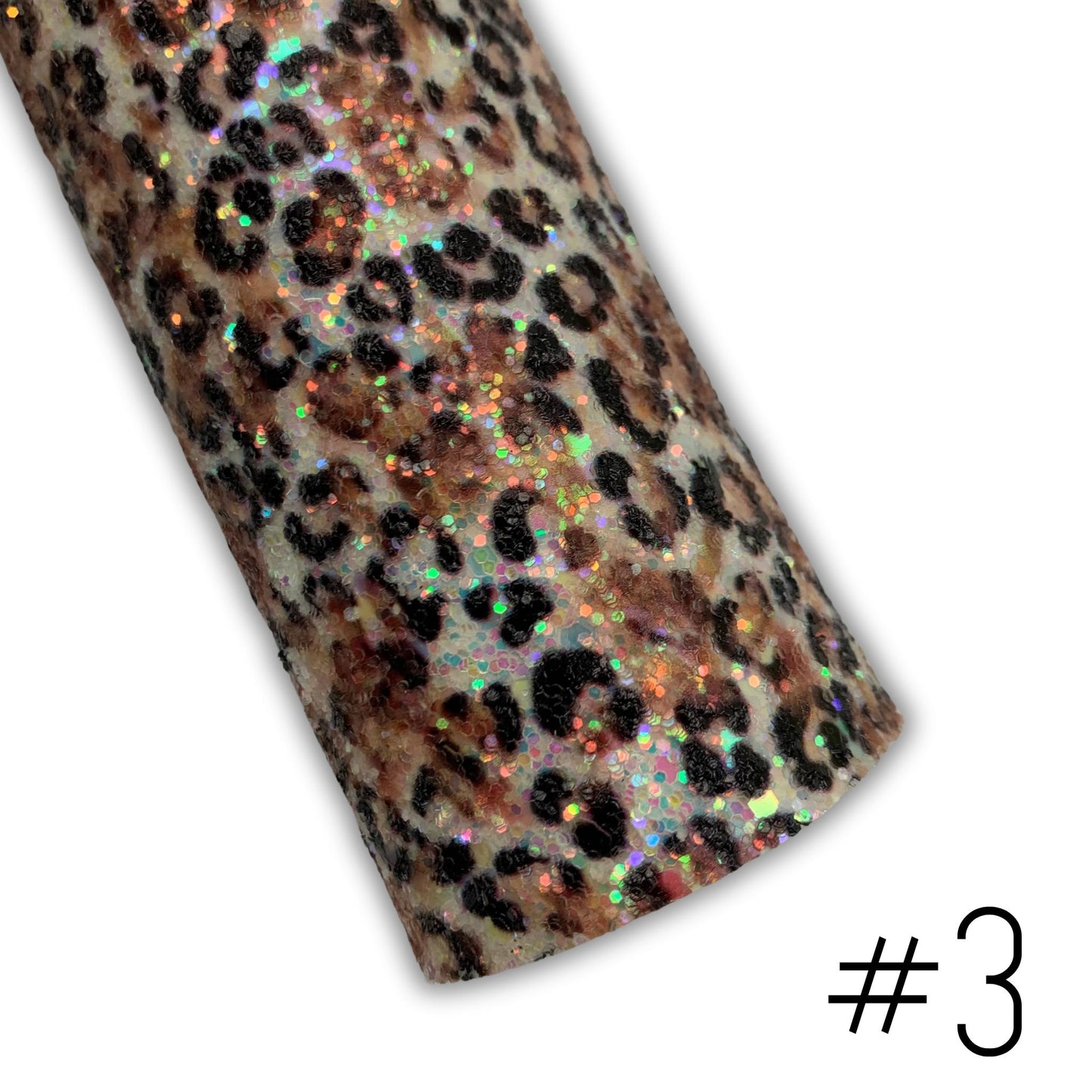 FIERCE Chunky Glitter Faux Leather with Soft Felt Backing