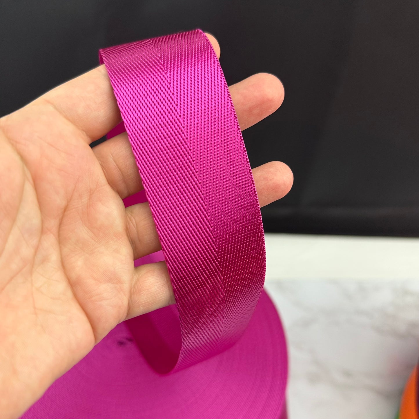 1.5" Nylon Seatbelt Webbing Strap - By the Yard