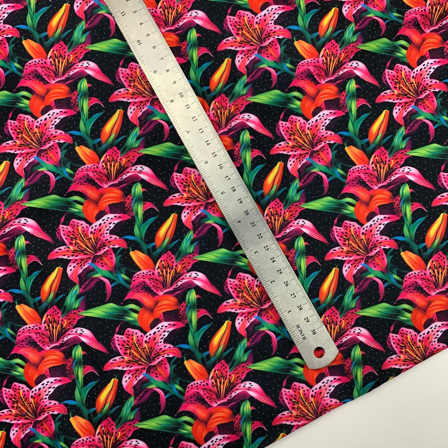 Tiger Lillies Print HydroReminisce™ Waterproof Luxury Fabric