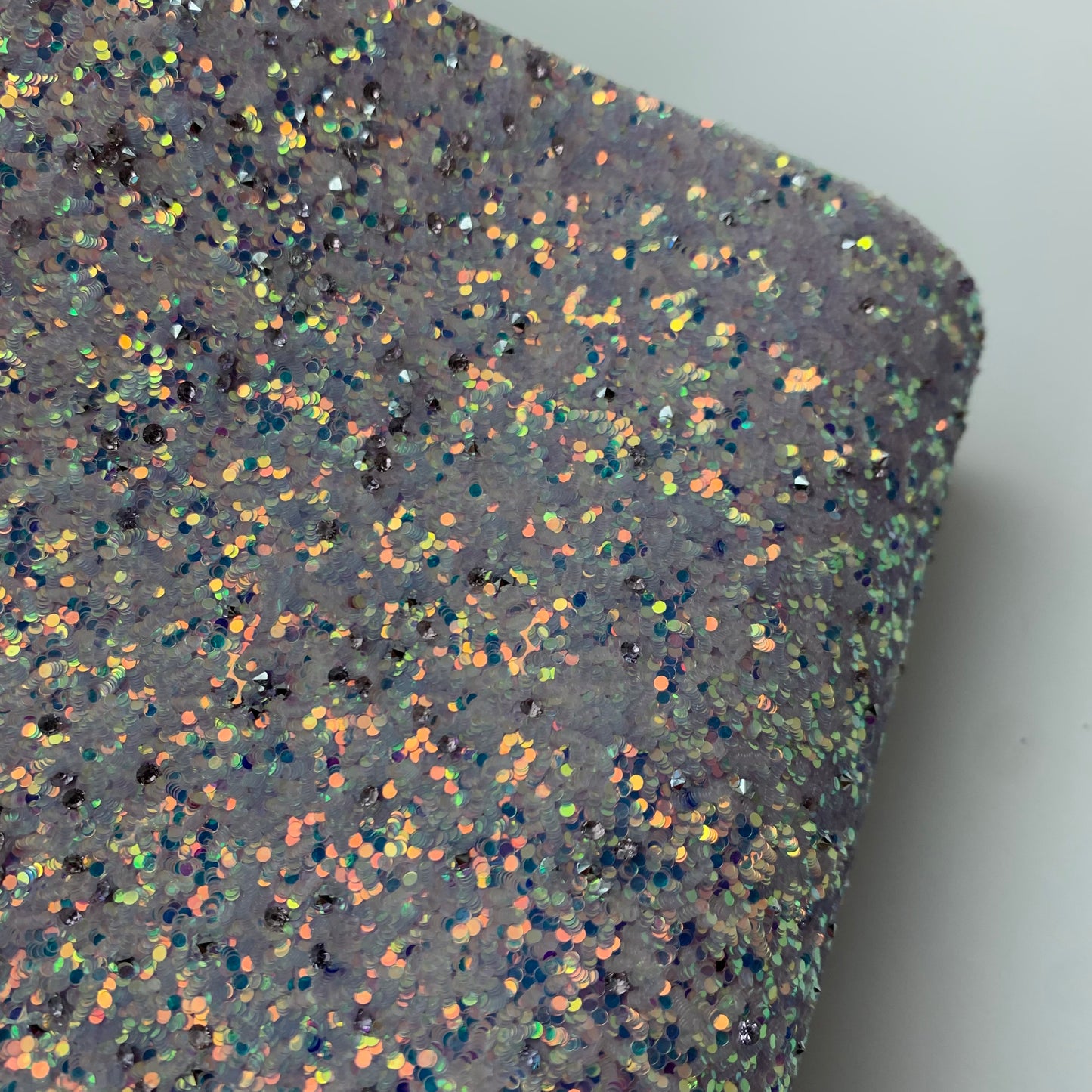 RAZZLE DAZZLE Chunky Glitter with Rhinestones Faux Leather