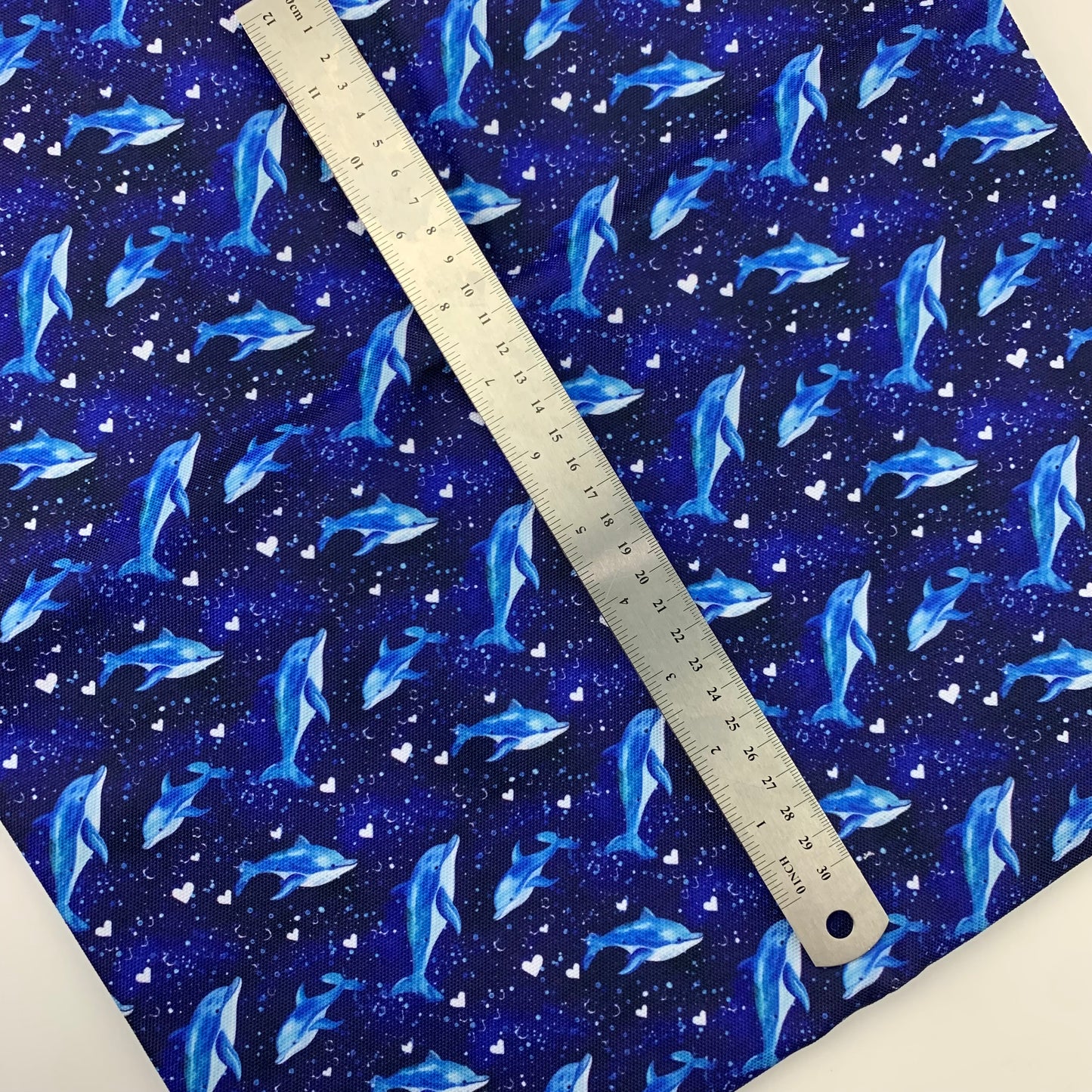 Dolphin Love Print H2ONoMo™ Water Resistant Canvas - R1 Retail