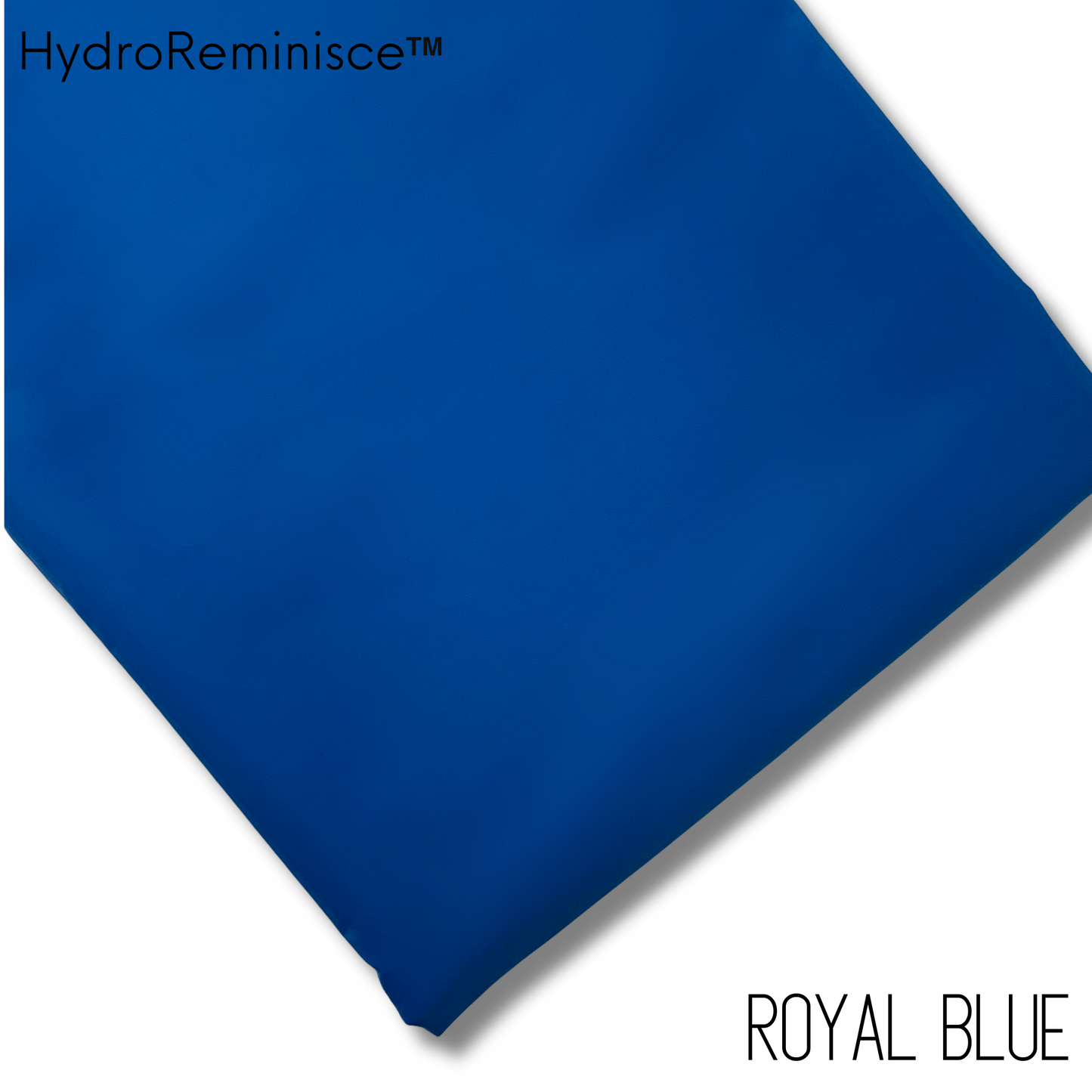 ROYAL BLUE Solid Color HydroReminisce™ Luxury Fabric (BONDED POLYESTER)