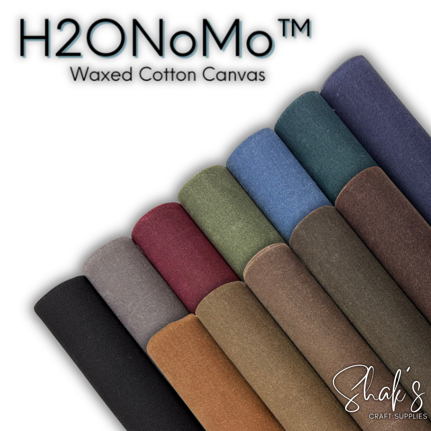 H2ONoMo Waxed 12oz Cotton Canvas
