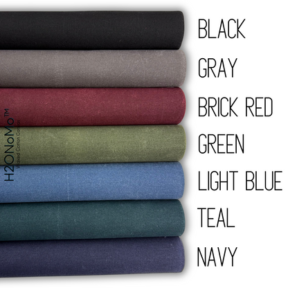 Waxed 12oz Cotton Canvas - half and full yards H2ONoMo™