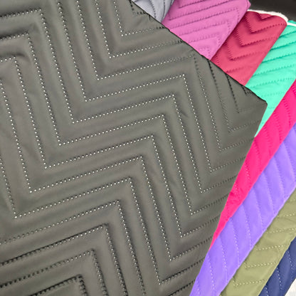 Chevron Quilted Water Resistant Fabric