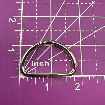 Silver 1.5” - 38mm Bag Strap Hardware