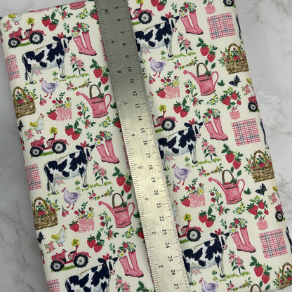 Farm Life HydroReminisce™ Bonded Polyester Waterproof Fabric