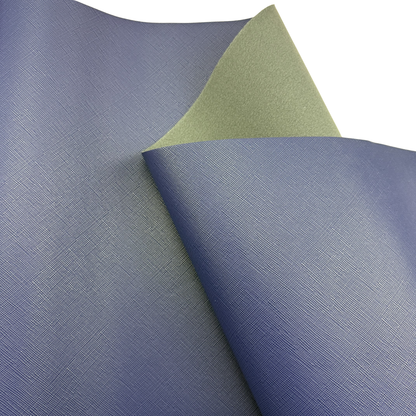 NEW COLORS APRIL 2026 Luxe Saffiano Crosshatch PU/PVC Faux Leather Solid Colors