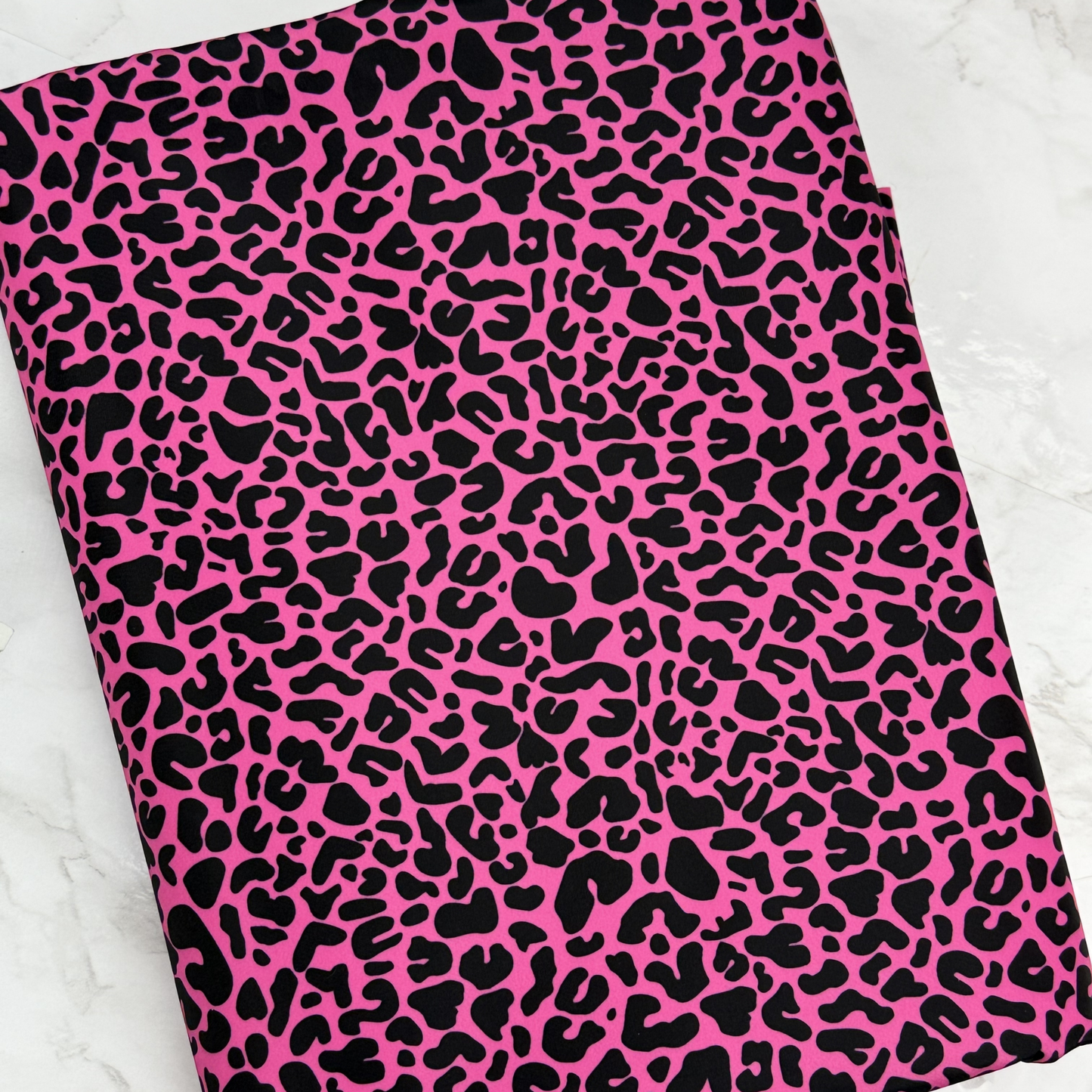 Pink Leopard HydroReminisce™ Bonded Polyester Waterproof Fabric