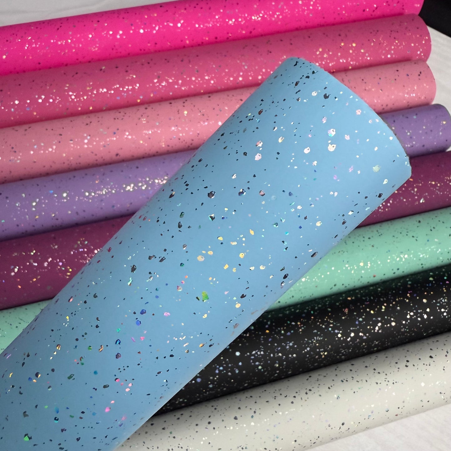 Opal Speckled Smooth Faux Leather