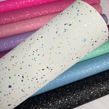 Opal Speckled Smooth Faux Leather