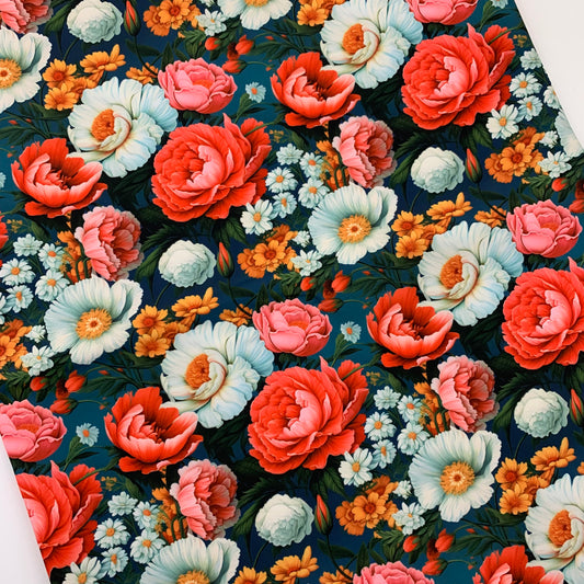 Dolce Floral Print HydroReminisce™ Waterproof Luxury Fabric