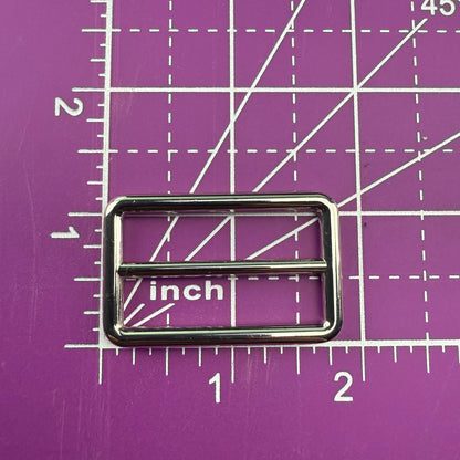 Silver 1.5” - 38mm Bag Strap Hardware