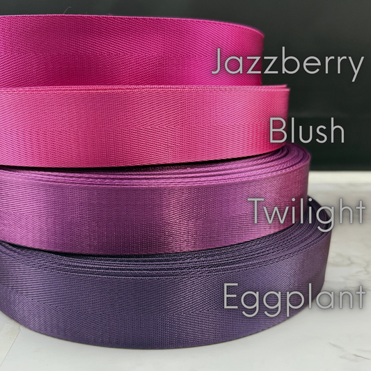 1.5" Nylon Seatbelt Webbing Strap - By the Yard