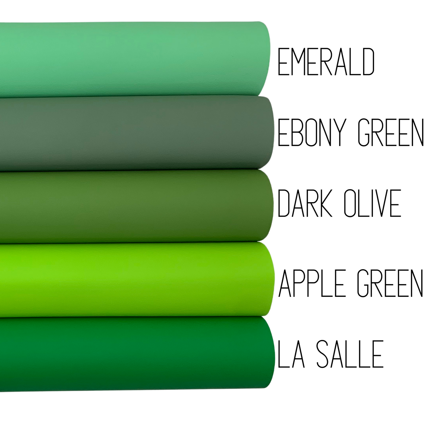 CANDY SHOP Smooth Faux Leather Solid Colors - Sheets and Rolls