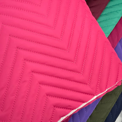 Chevron Quilted Water Resistant Fabric