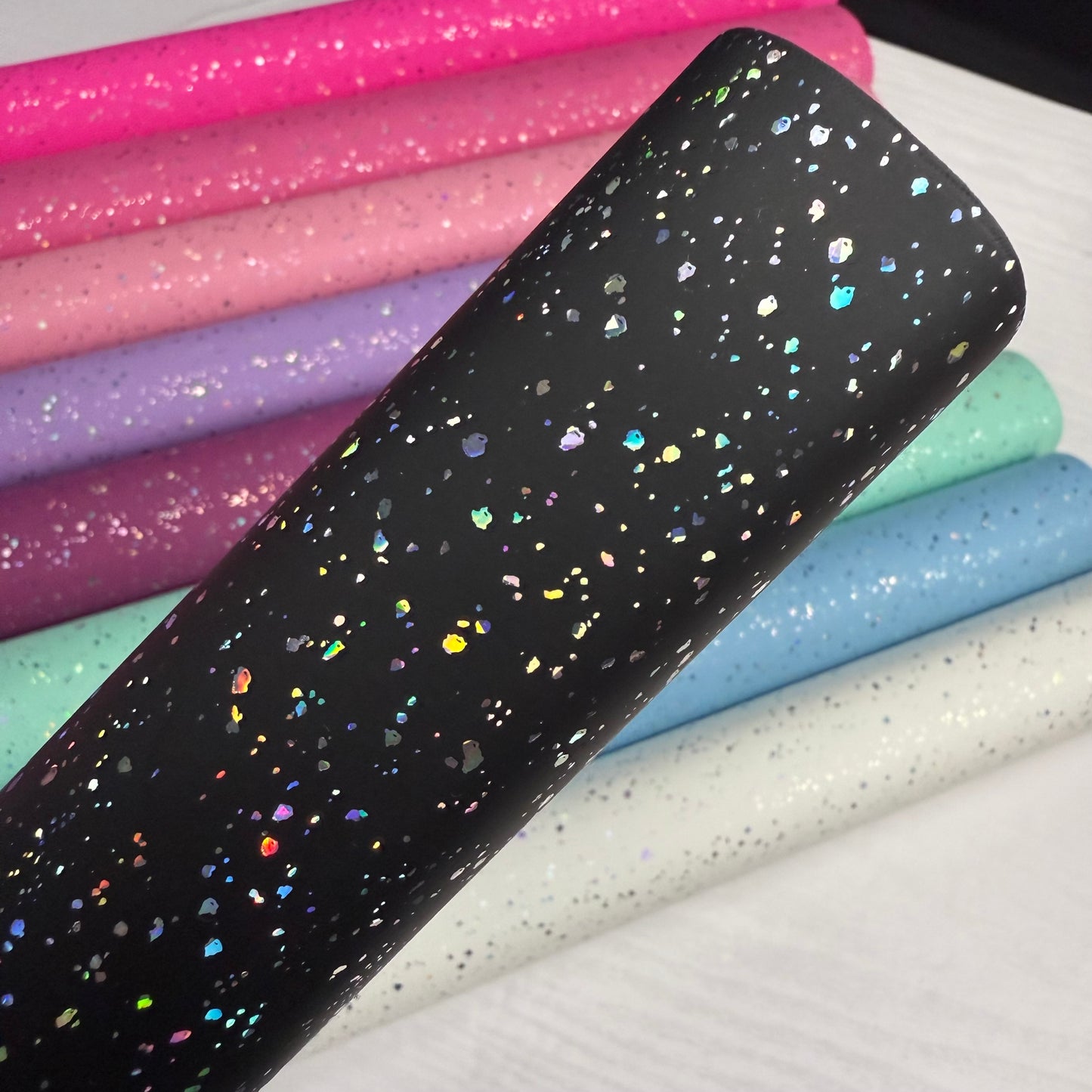 Opal Speckled Smooth Faux Leather