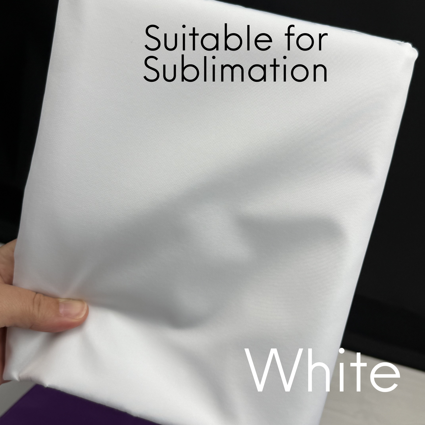 White Plum Ruby Solid Color HydroReminisce™ Luxury Fabric (BONDED POLYESTER)