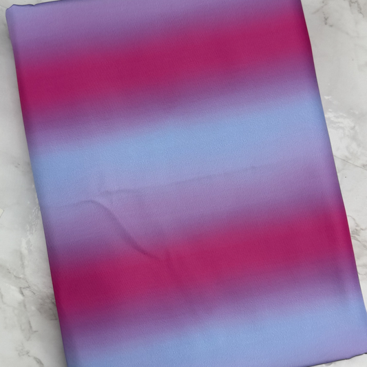 Pink Ombre HydroReminisce™ Bonded Polyester Waterproof Fabric