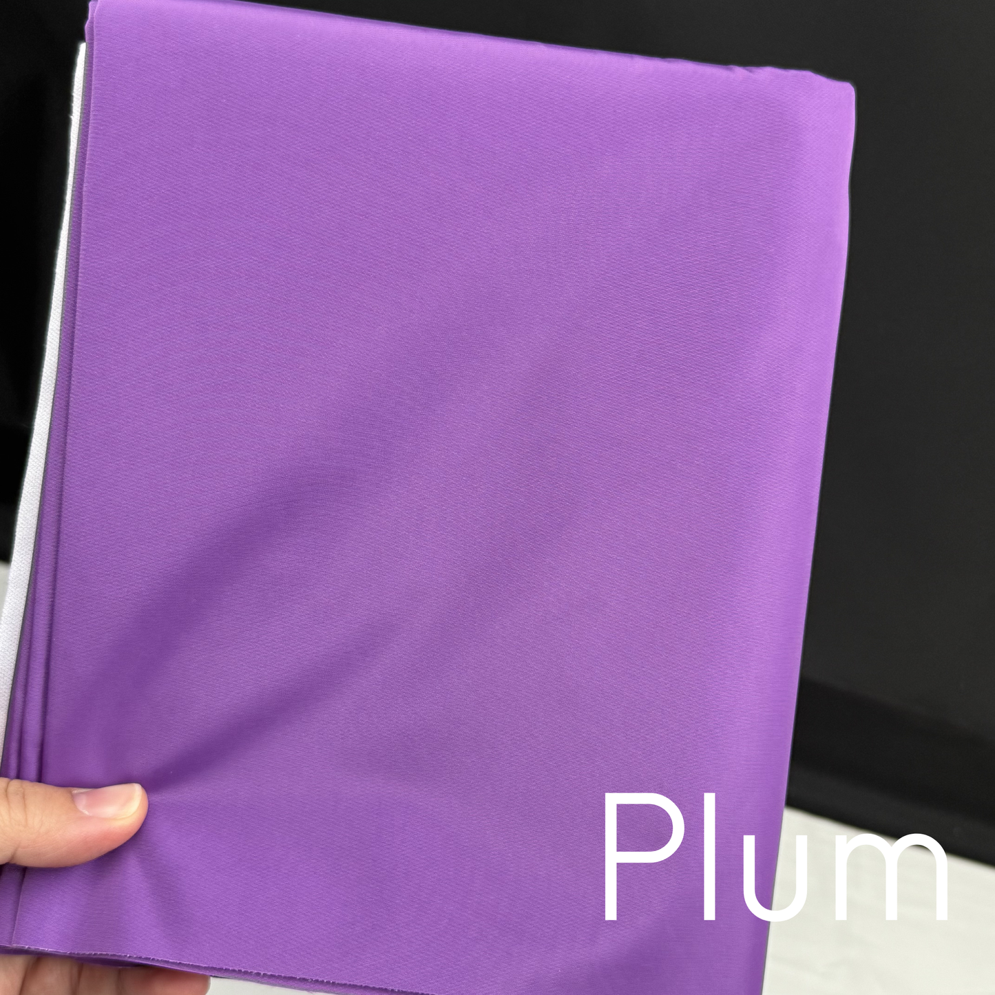White Plum Ruby Solid Color HydroReminisce™ Luxury Fabric (BONDED POLYESTER)