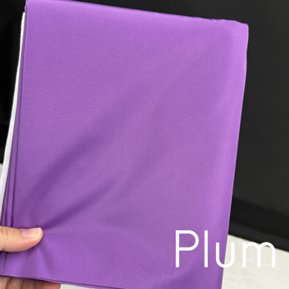 White Plum Ruby Solid Color HydroReminisce™ Luxury Fabric (BONDED POLYESTER)
