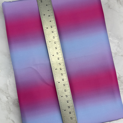 Pink Ombre HydroReminisce™ Bonded Polyester Waterproof Fabric