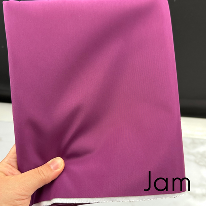 Lilac Lavender Jam Solid Color HydroReminisce™ Luxury Fabric (BONDED POLYESTER)