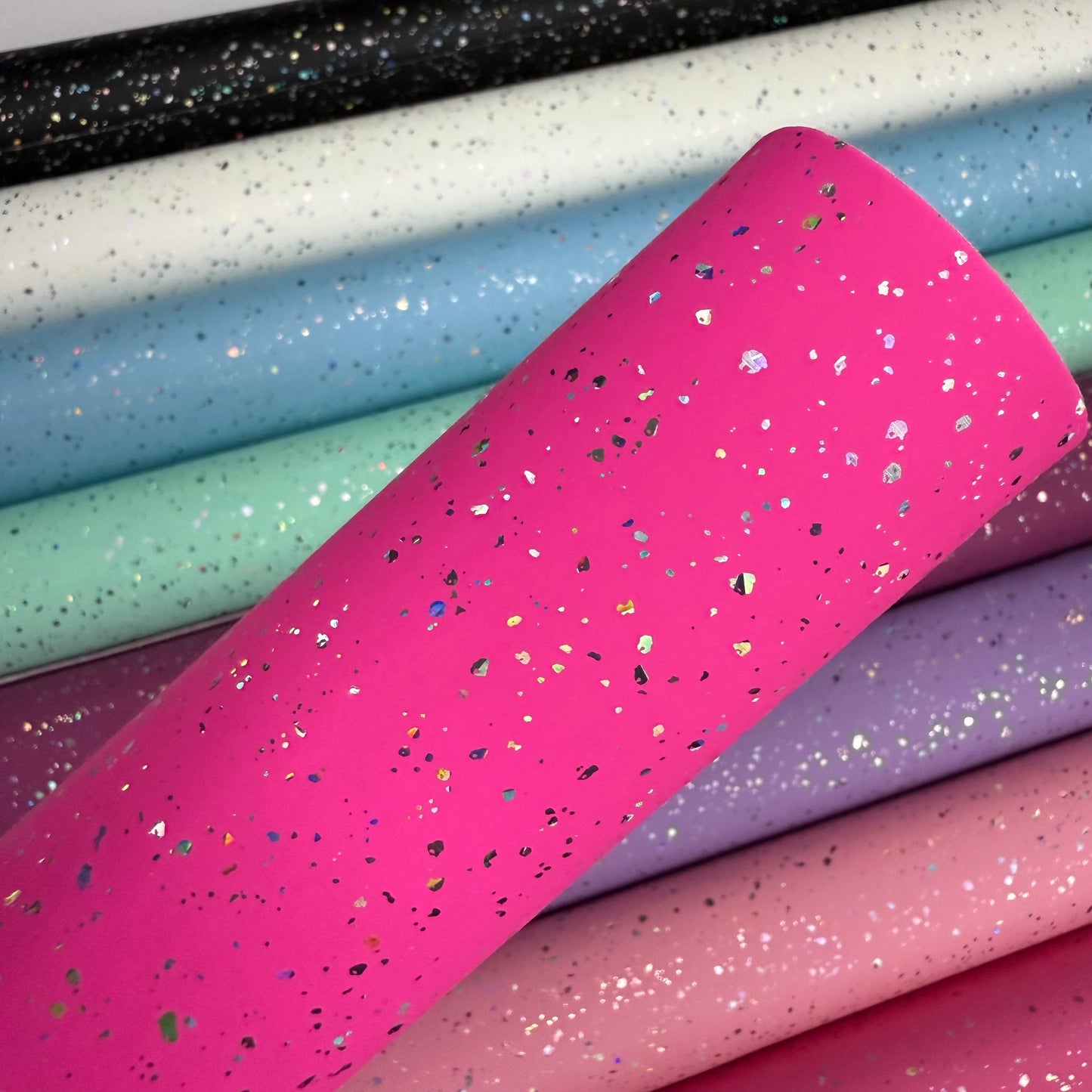 Opal Speckled Smooth Faux Leather