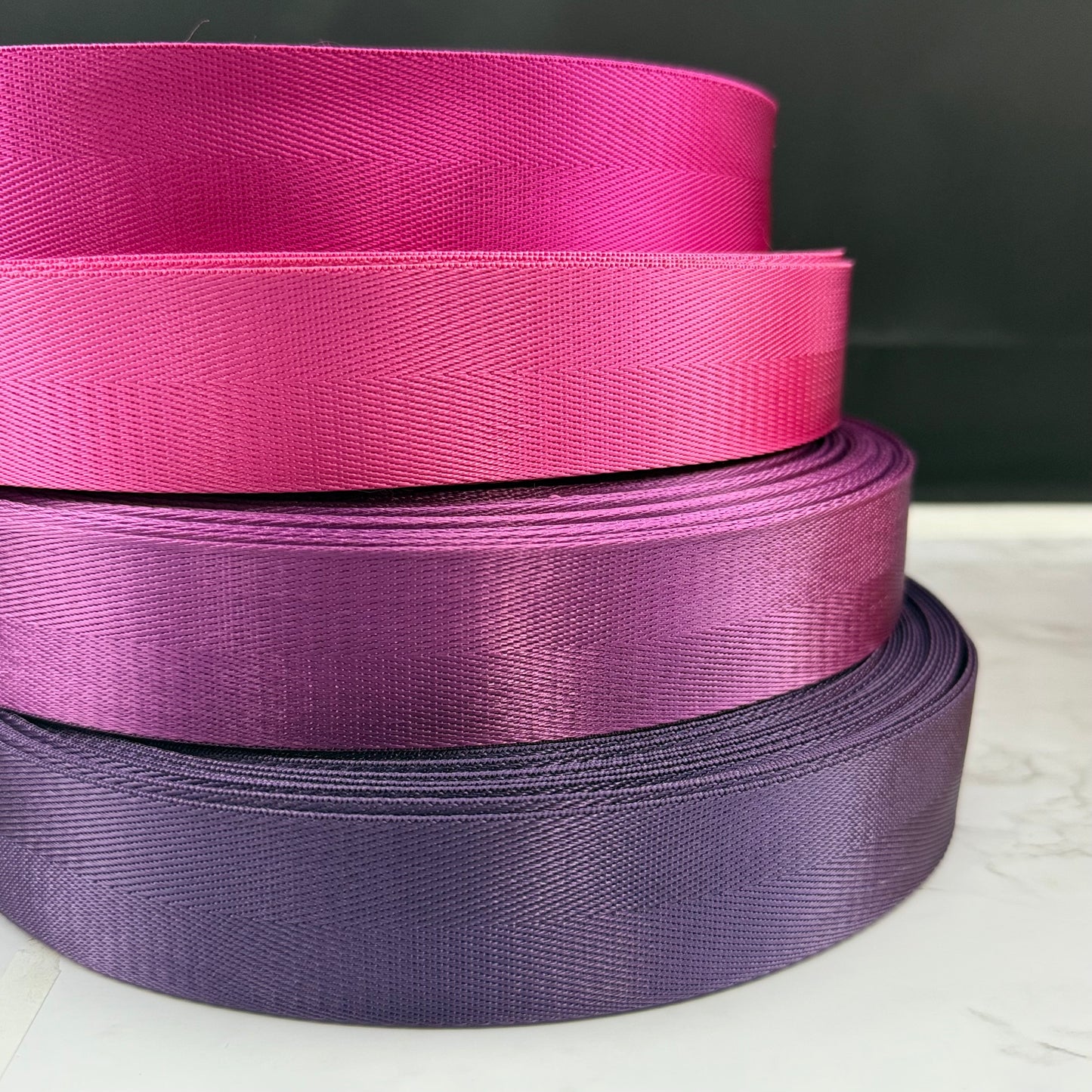 1.5" Nylon Seatbelt Webbing Strap - By the Yard