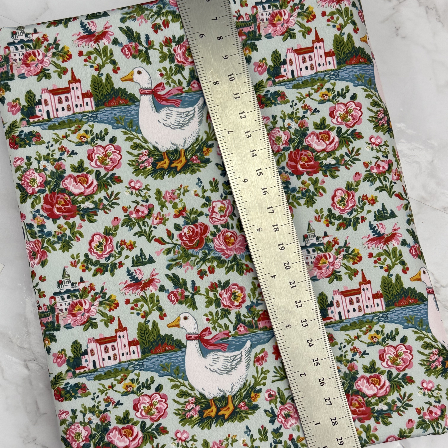 Floral Goose HydroReminisce™ Bonded Polyester Waterproof Fabric