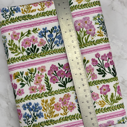 Pastel Floral HydroReminisce™ Bonded Polyester Waterproof Fabric