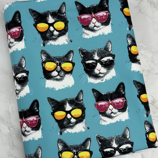 Cool Cats HydroReminisce™ Bonded Polyester Waterproof Fabric