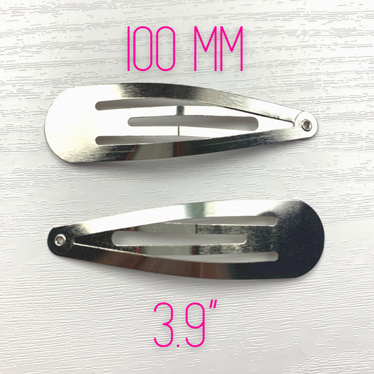 100mm (3.9”) 10cm Tear Drop Snap Clips - pack of 20