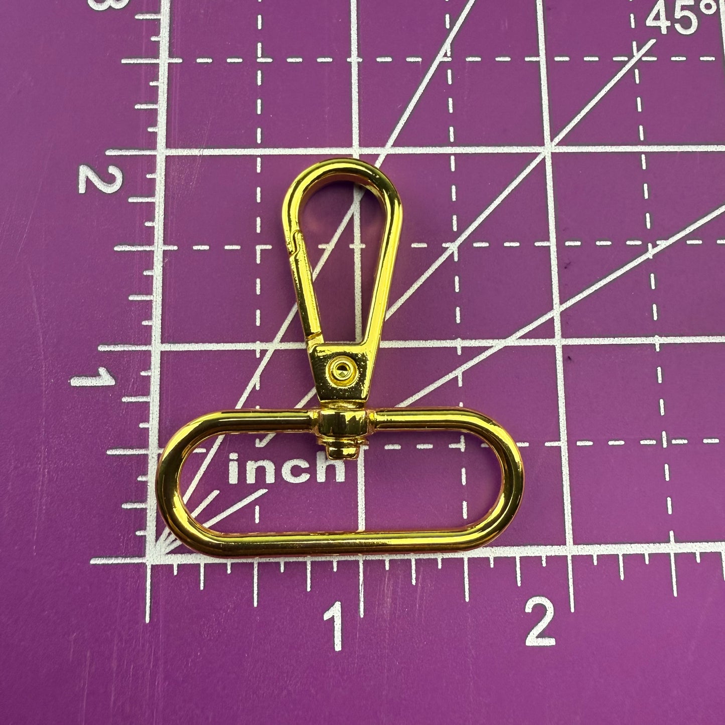 Yellow Gold 1.5” - 38mm Bag Strap Hardware