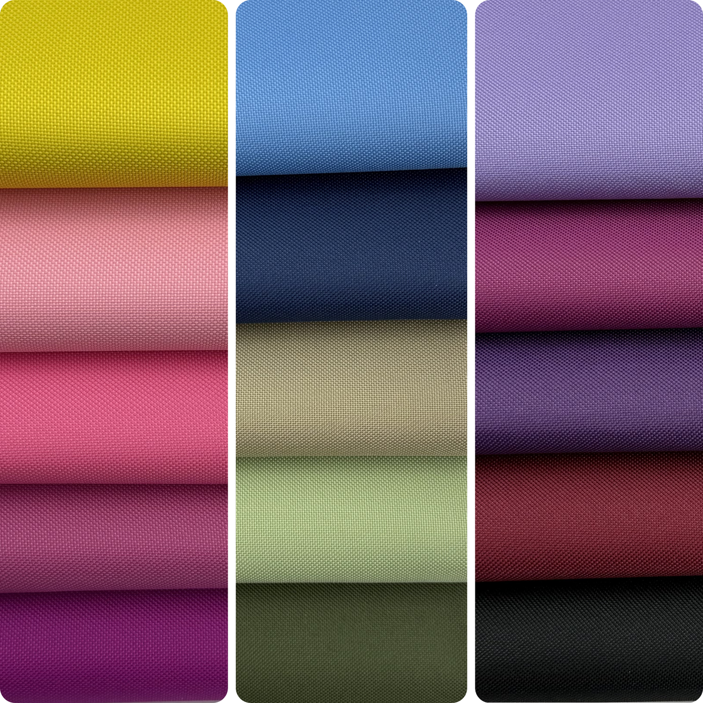 600d Oxford Polyester Waterproof Canvas with PVC Backing H2ONoMo™ One Yard Precuts
