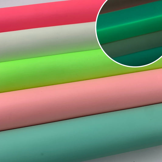 GLOW IN THE DARK Smooth Faux Leather