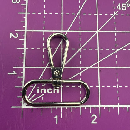 Silver 1.5” - 38mm Bag Strap Hardware