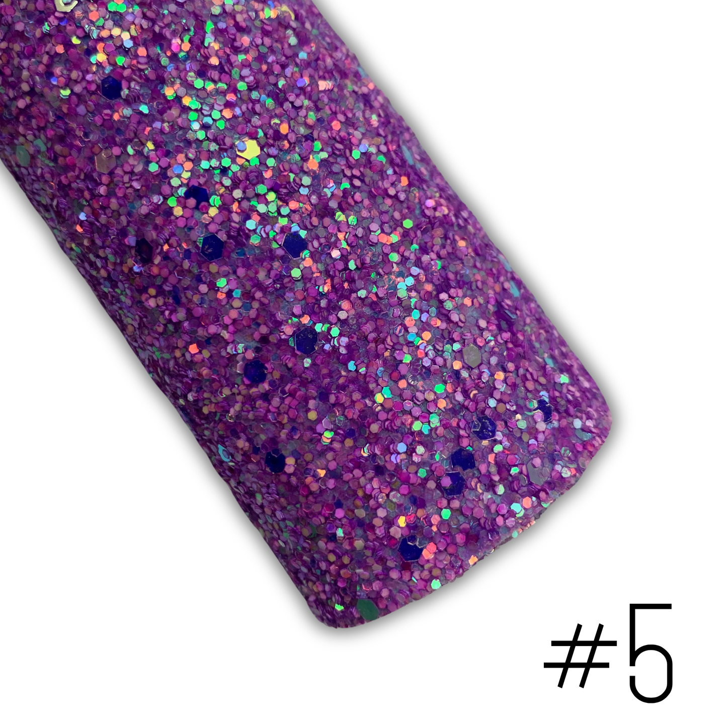 NEON LUSH Chunky Glitter Faux Leather with Soft Felt Backing