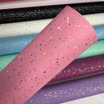 Opal Speckled Smooth Faux Leather