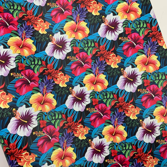 Floral Tropics Medium scale Smooth Vinyl Custom Print