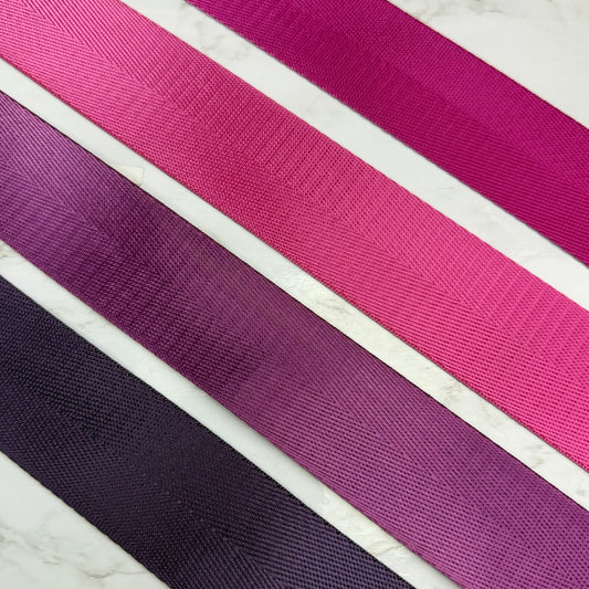 1.5" Nylon Seatbelt Webbing Strap - By the Yard