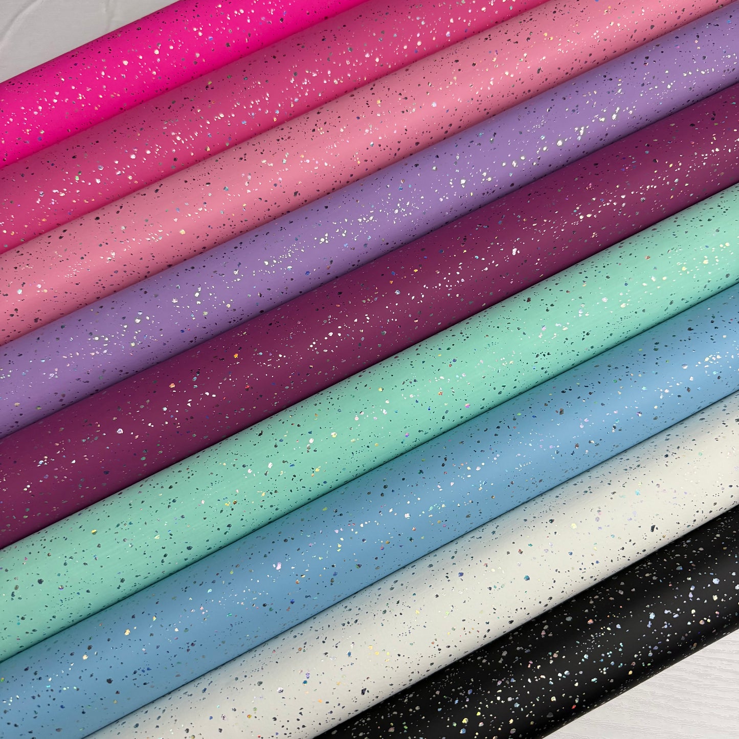 Opal Speckled Smooth Faux Leather