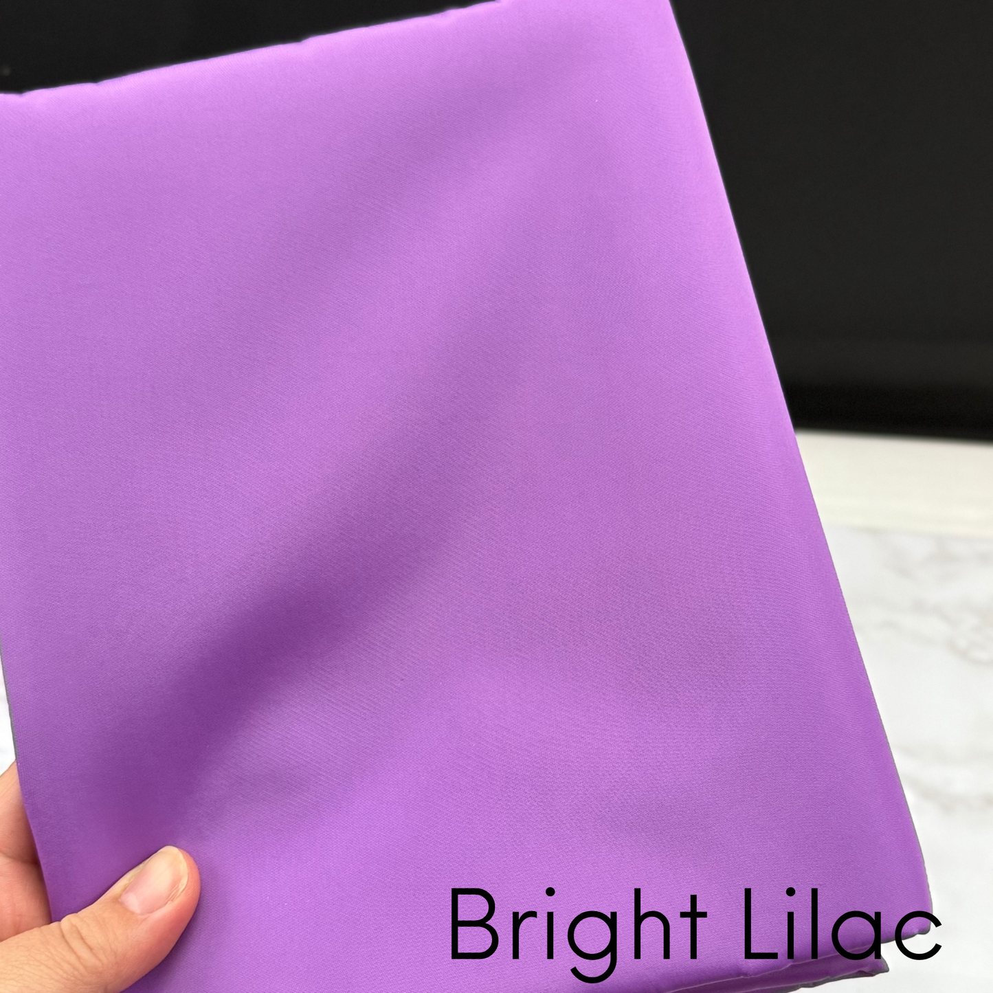 Lilac Lavender Jam Solid Color HydroReminisce™ Luxury Fabric (BONDED POLYESTER)
