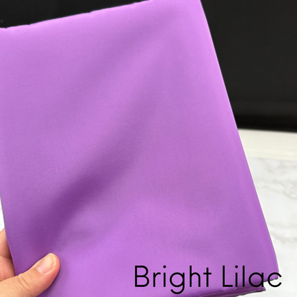 Lilac Lavender Jam Solid Color HydroReminisce™ Luxury Fabric (BONDED POLYESTER)
